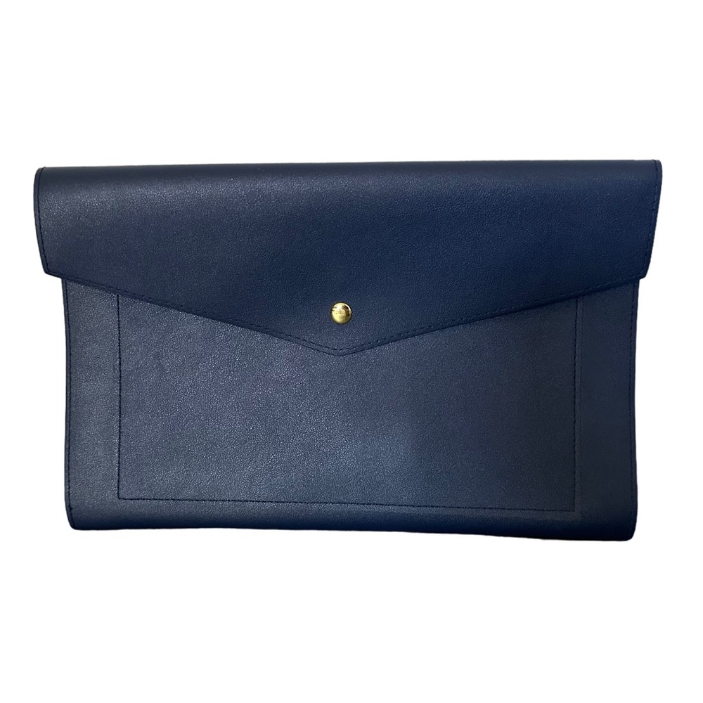 Glass Ladder & Co. The Megan Portfolio Clutch in Navy‎ Blue